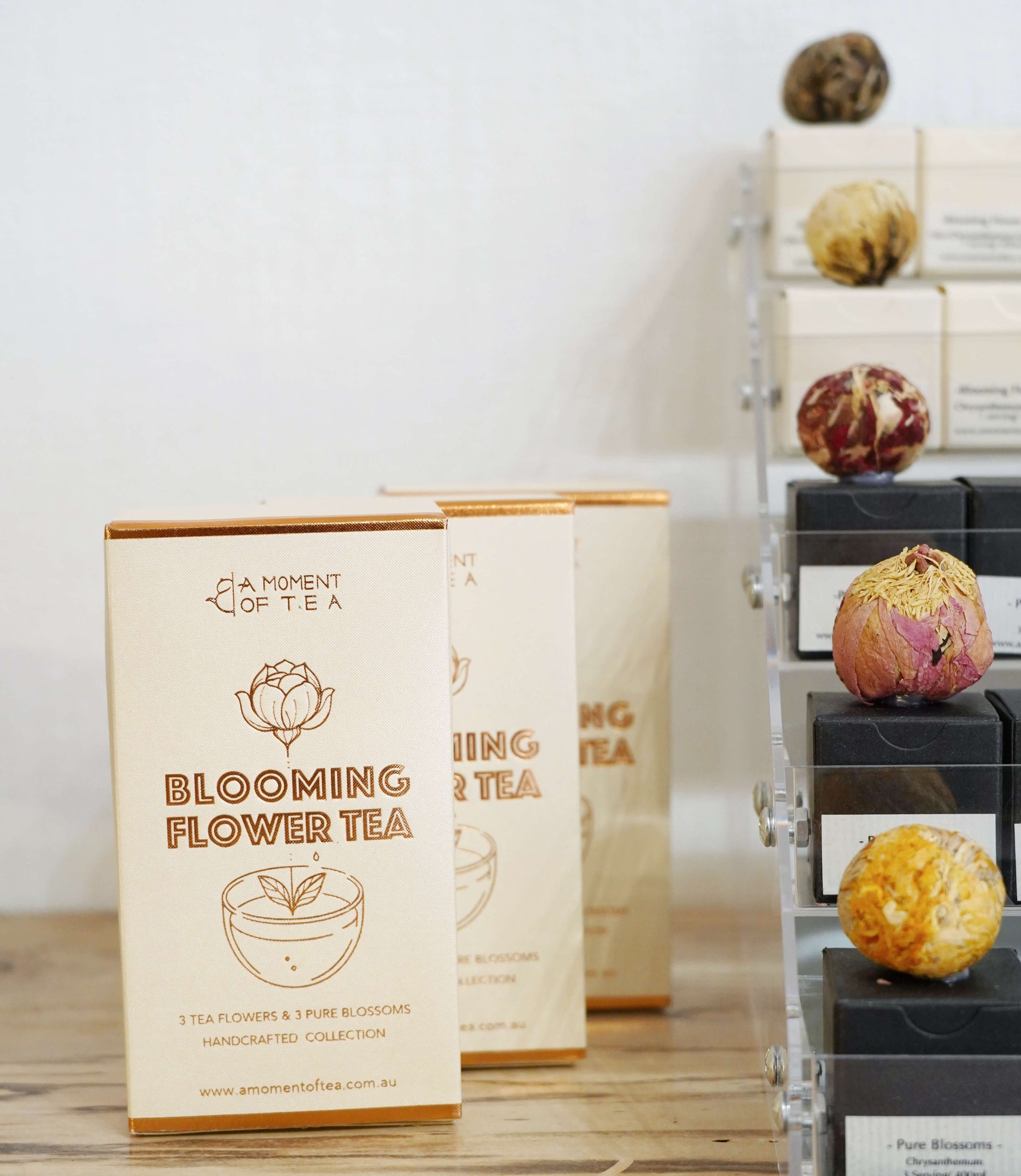 blooming flower tea，Tea ball, blooming tea, australia tea gift