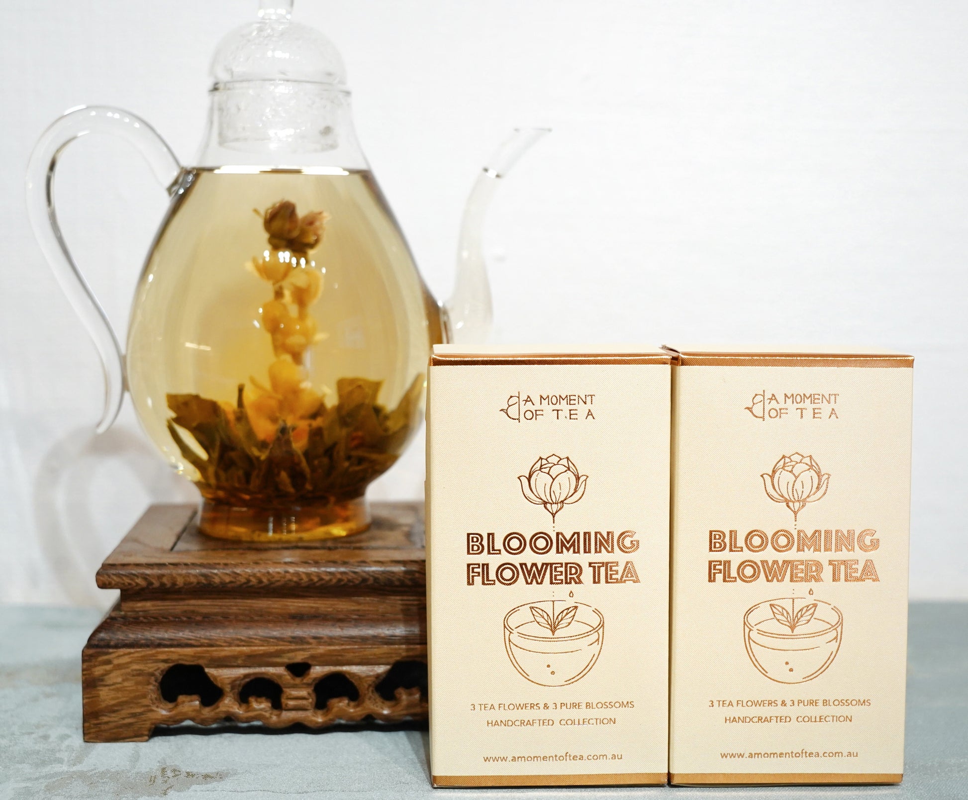 Blooming flower Gift Pack，Tea Gift